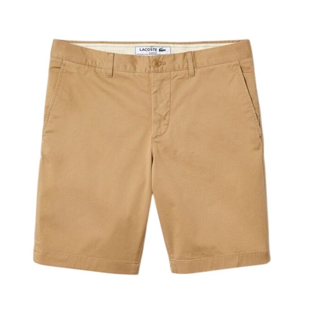 Lacoste Mens Gabardine Slim Shorts / Beige